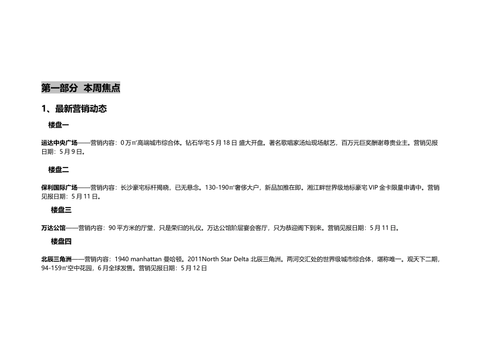 长沙市楼盘开盘预报_第3页