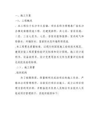 某卷烟厂办事处南楼改造工程暖通施组(DOC93页)