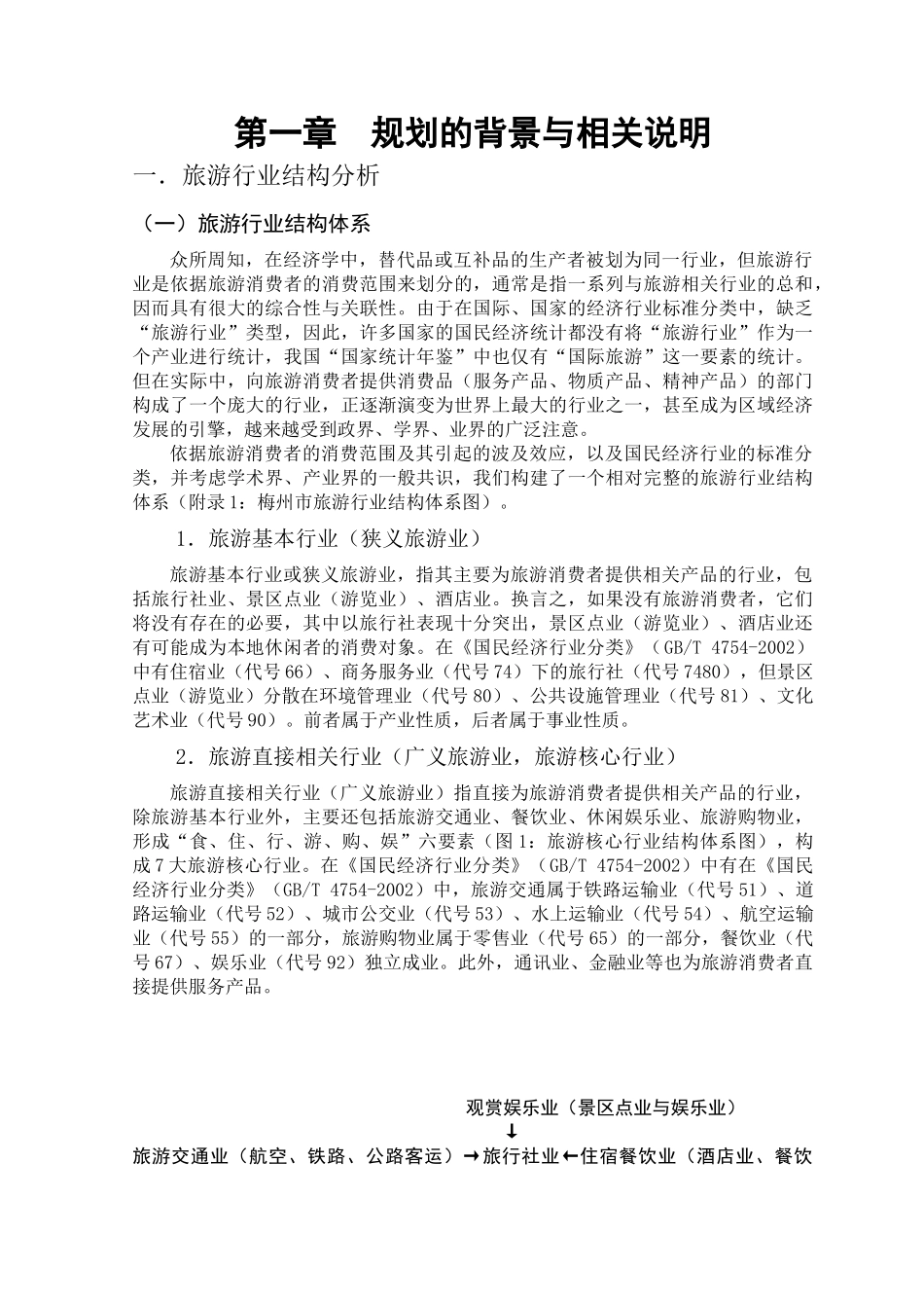 梅州市旅游产业的总体规划_第1页