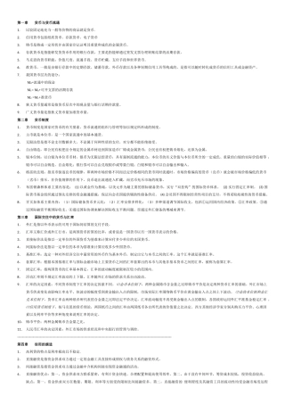 现代金融学复习资料