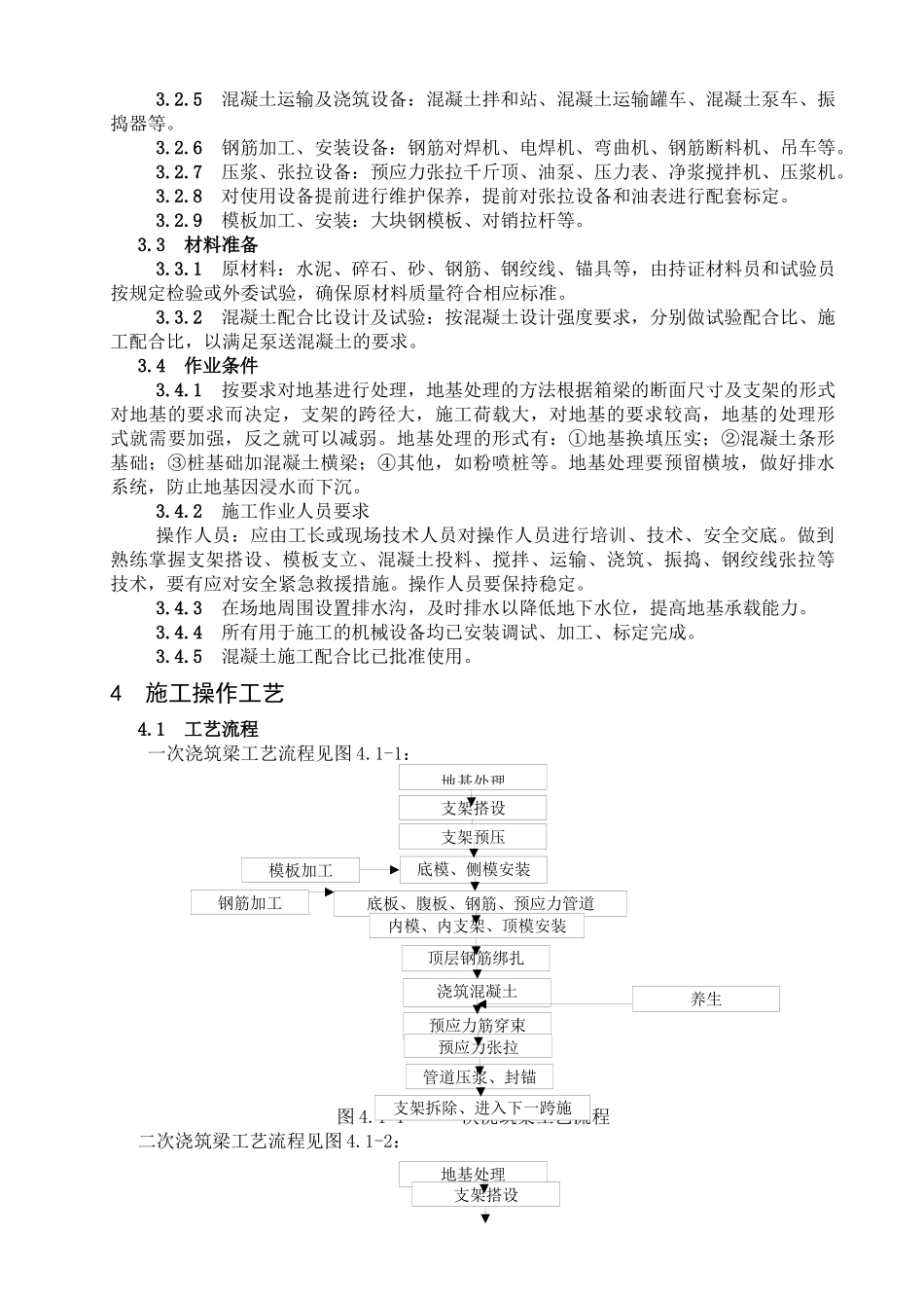 混凝土连续箱梁满堂支架现浇施工工艺标准_第2页