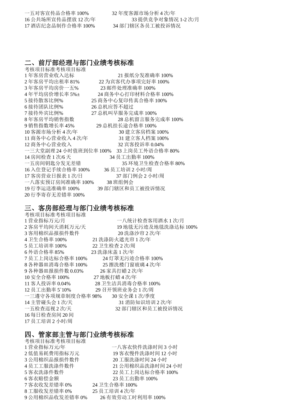 某星级酒店各部门岗位职责及操作流程_第3页