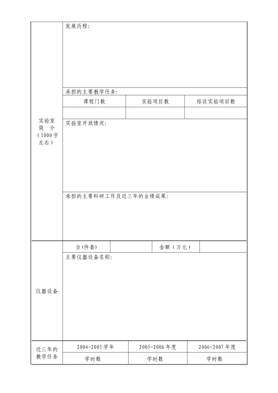甘肃农业大学实验室基本情况调查表_第2页