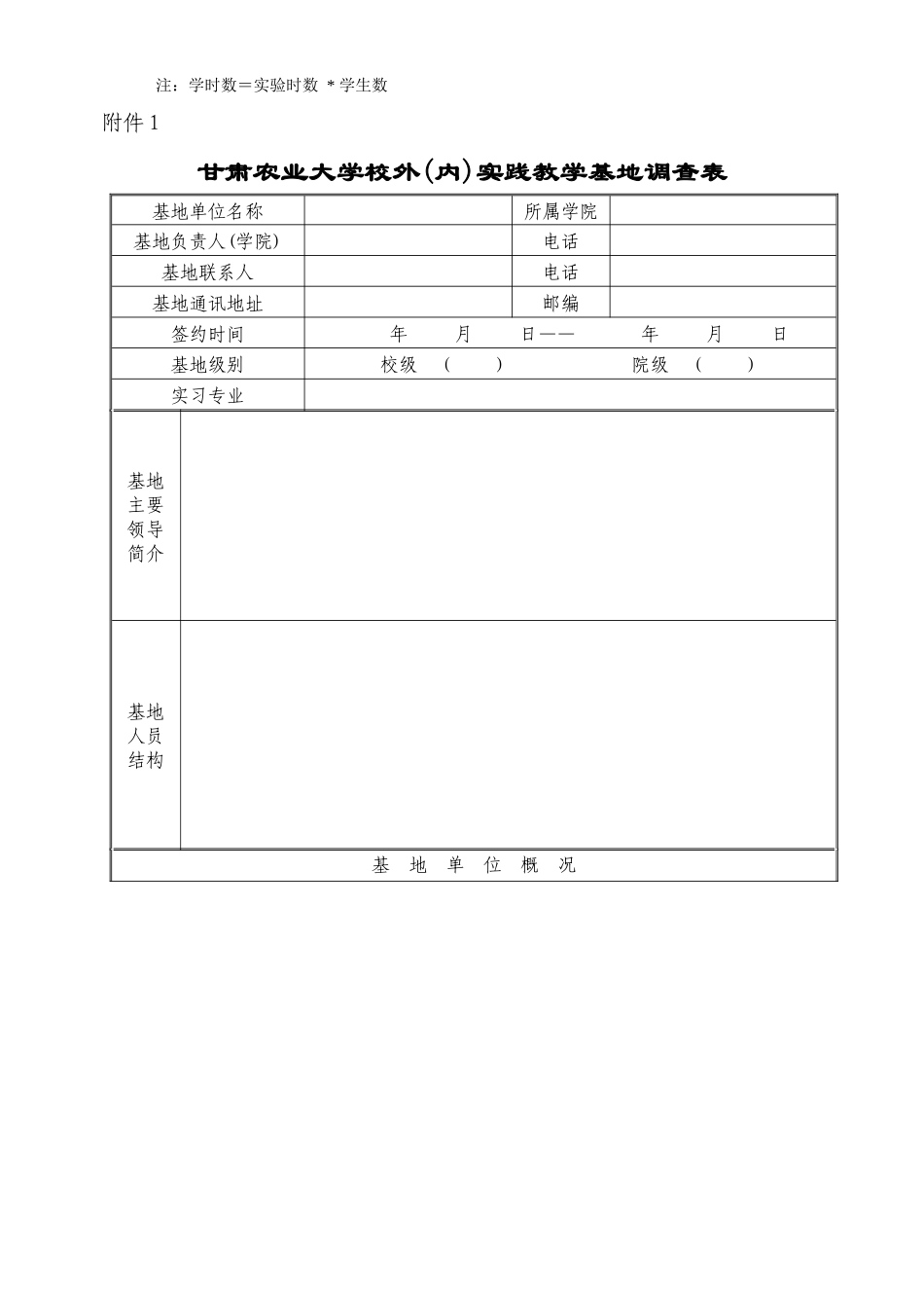 甘肃农业大学实验室基本情况调查表_第3页