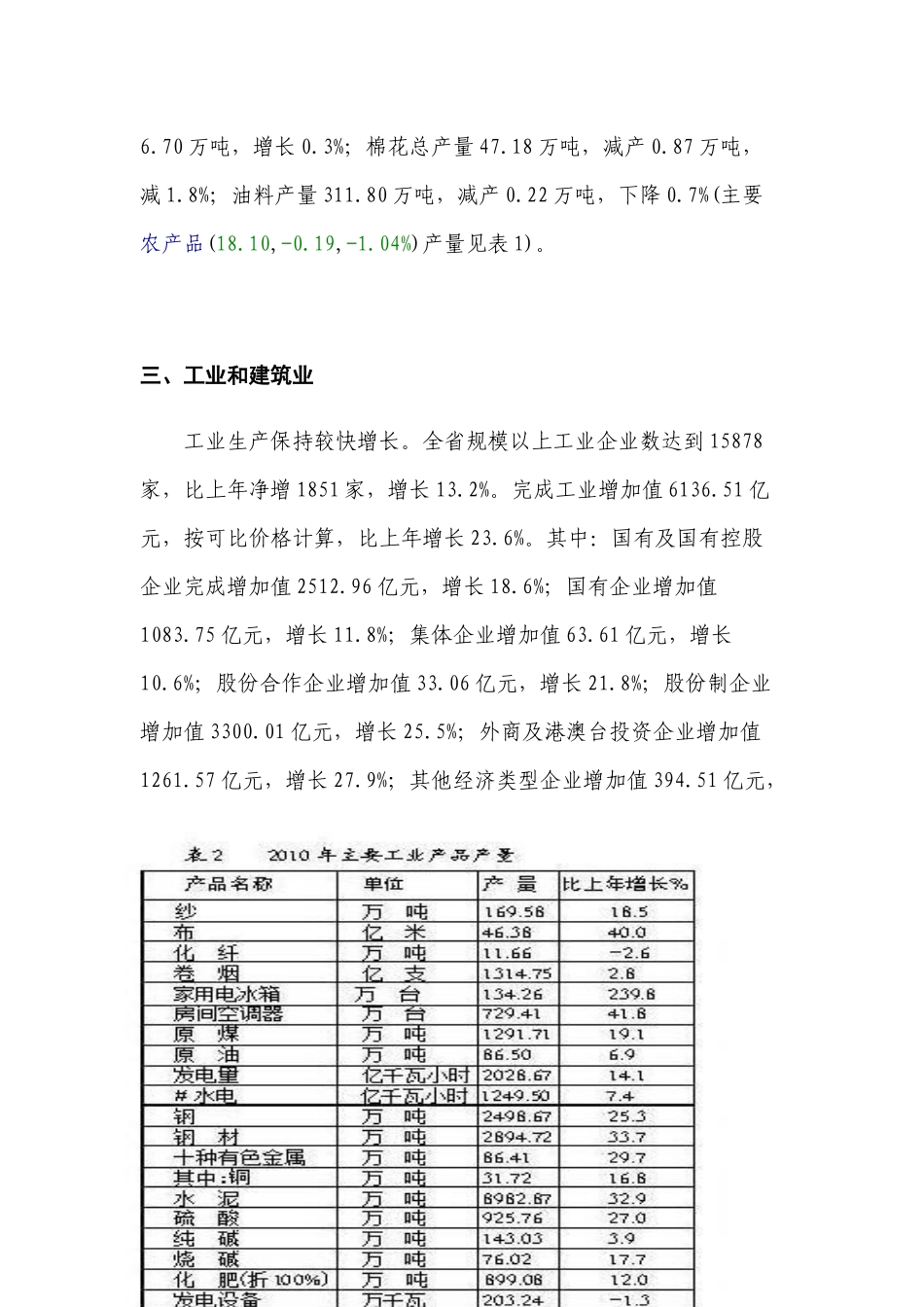 XXXX年湖北省国民经济和社会发展统计公报_第3页