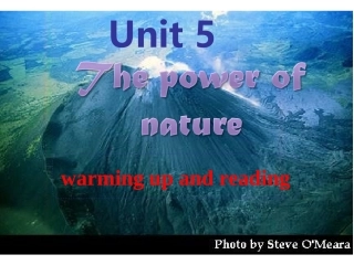 新课标选修unit5warmingup