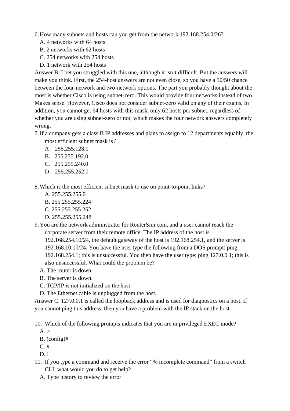 《网络系统设计与工程》试卷(无密码和答案)-050709_第2页