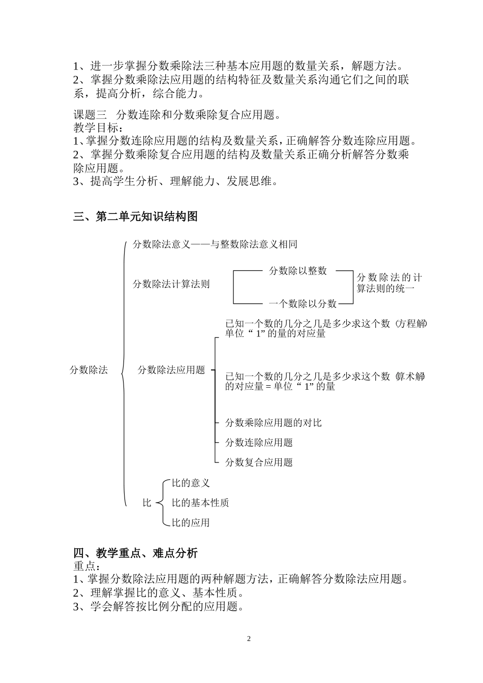 分数除法教学设计DOC_第2页