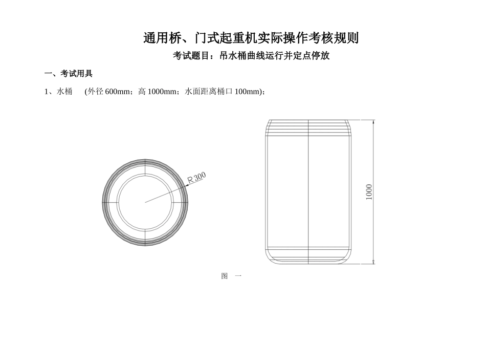 起重机械实际操作考试规则1_第1页