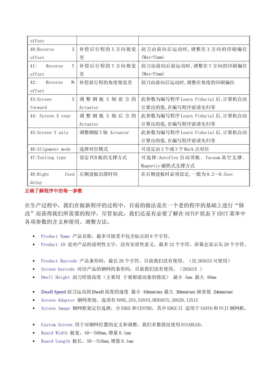 DEK印刷机编辑菜单_第3页