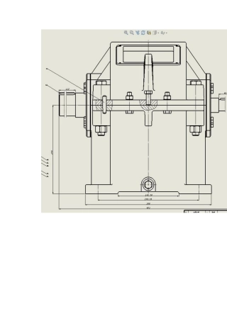机械设计课程设计 双级圆柱齿轮减速器减速器二维图及三维照片