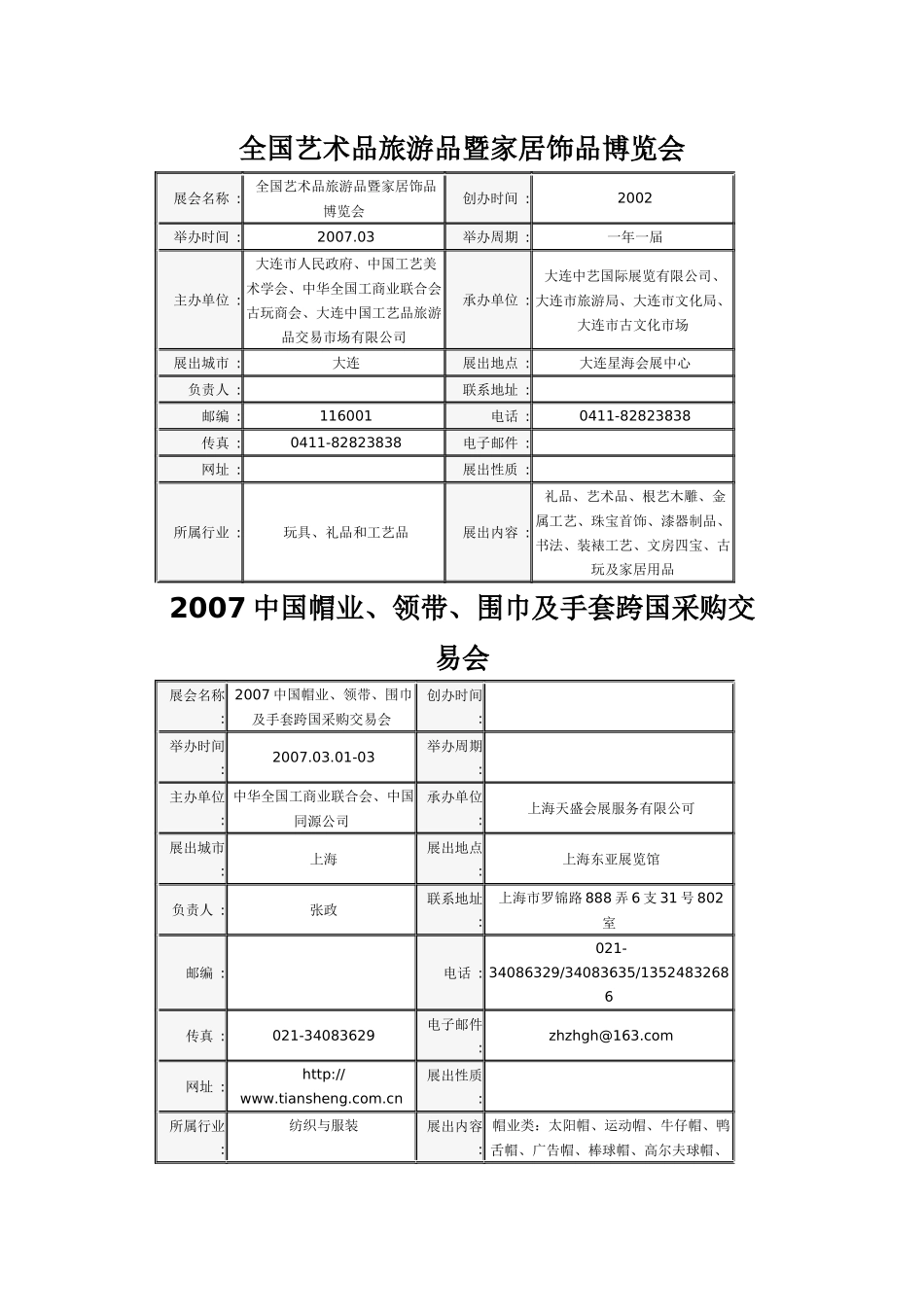 全国艺术品旅游品暨家居饰品博览会_第1页