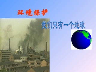 小学思品《环境保护》PPT课件