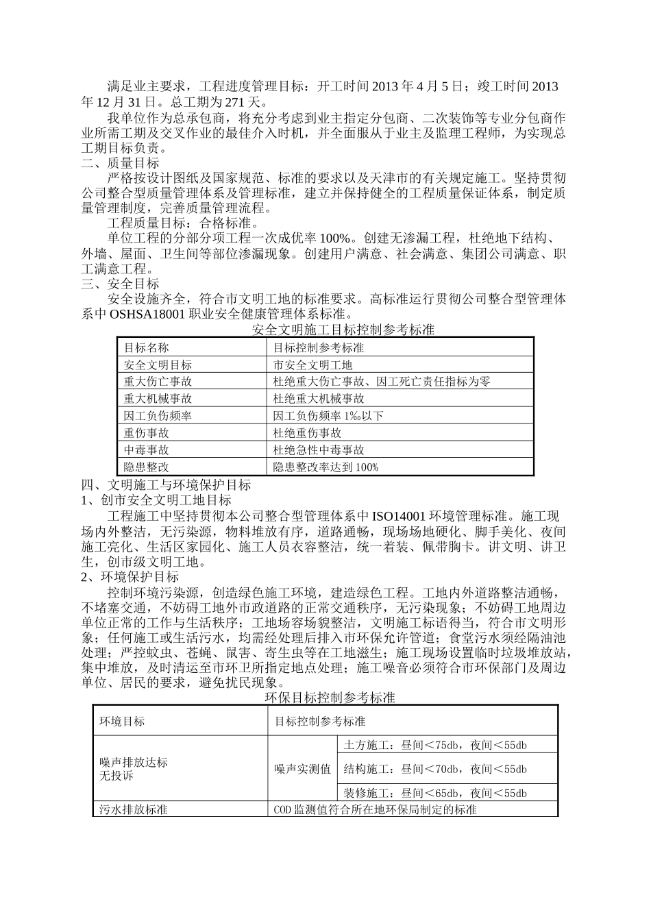 翰佳星级商务酒店工程施工组织设计_第2页