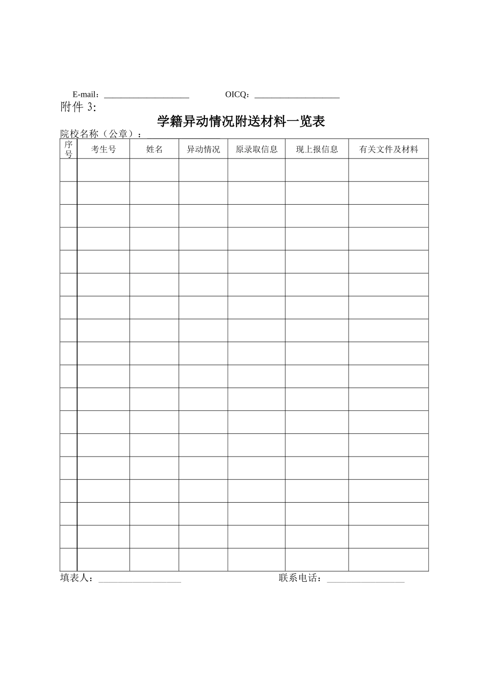 毕业生电子注册上报DBF格式数据库结构说明_第3页