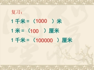 北师大版六年级数学下册比例尺课件