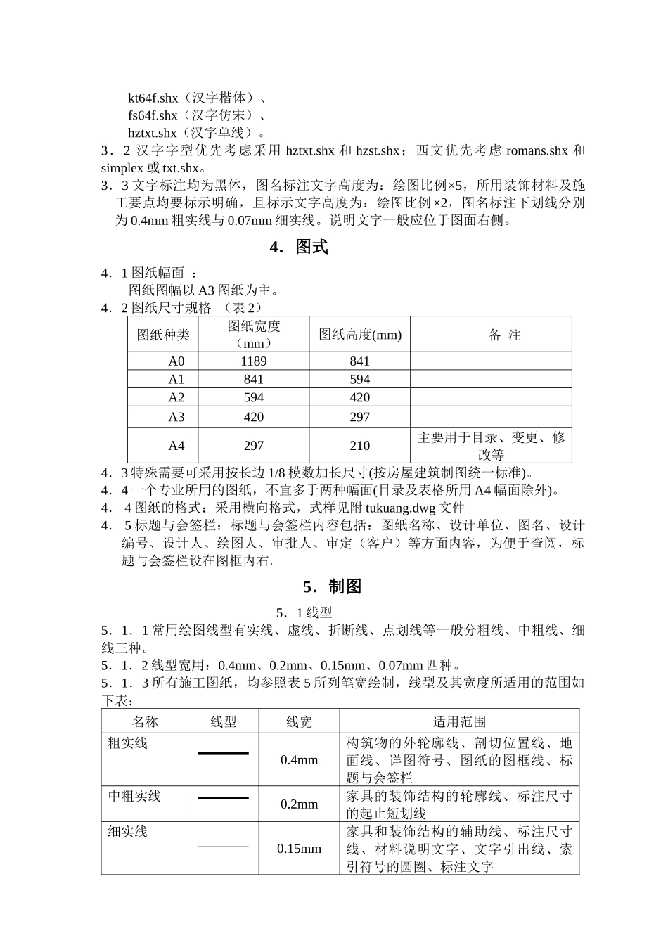 设计工程有限公司设计制图规范(doc9)(1)_第2页