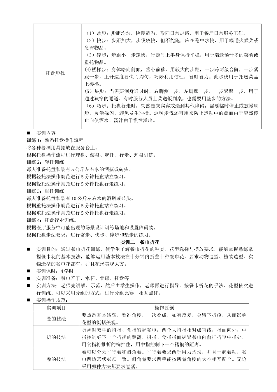 现代饭店餐饮管理实训指南_第3页