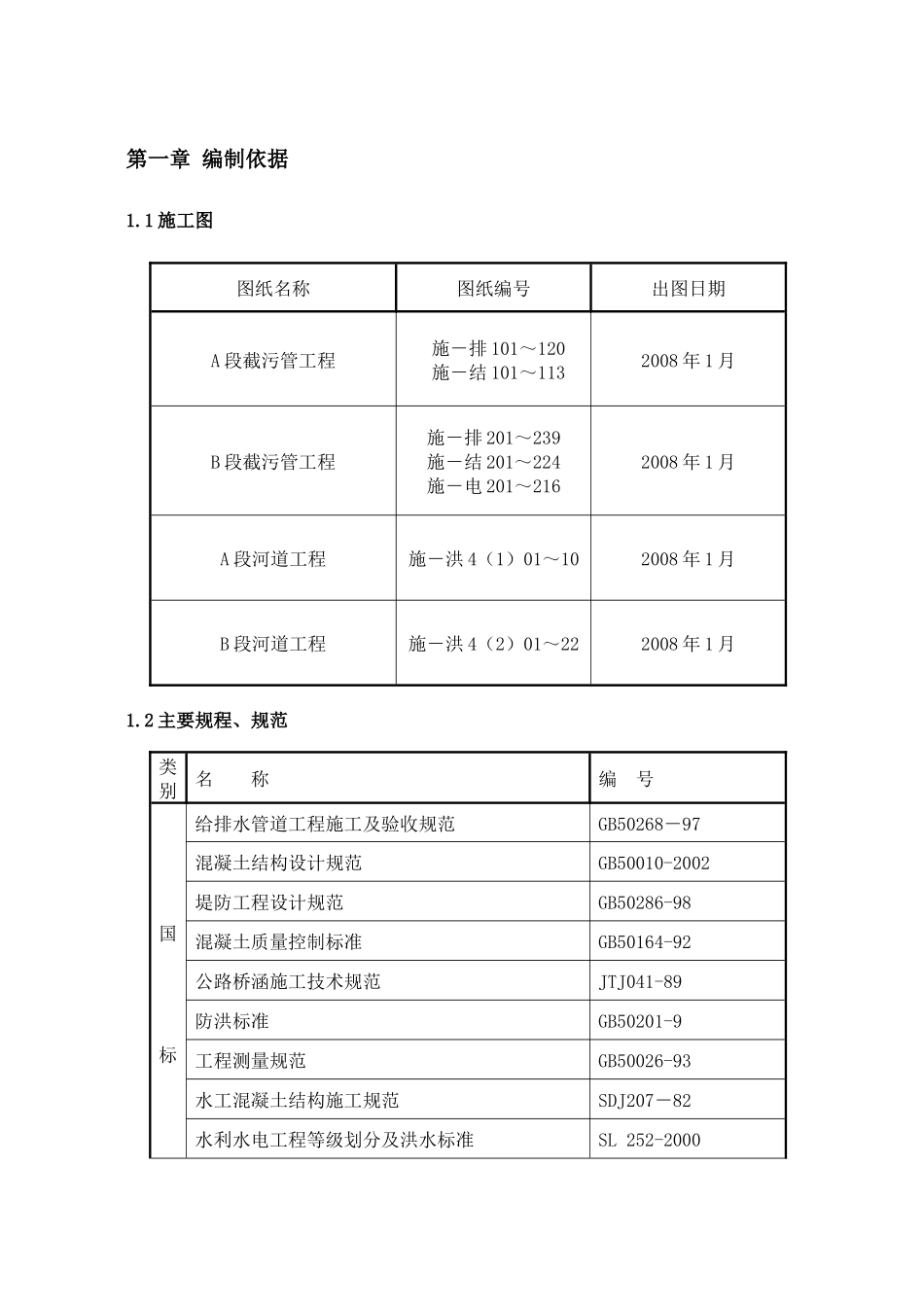 某污水处理厂截污干管工程施工设计方案_第2页