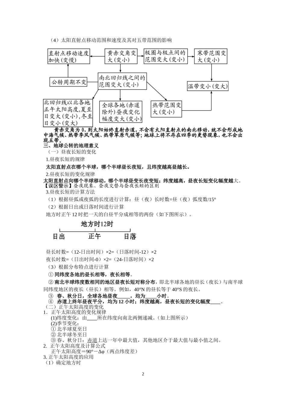 高考地理一轮复习资料（三）_第2页