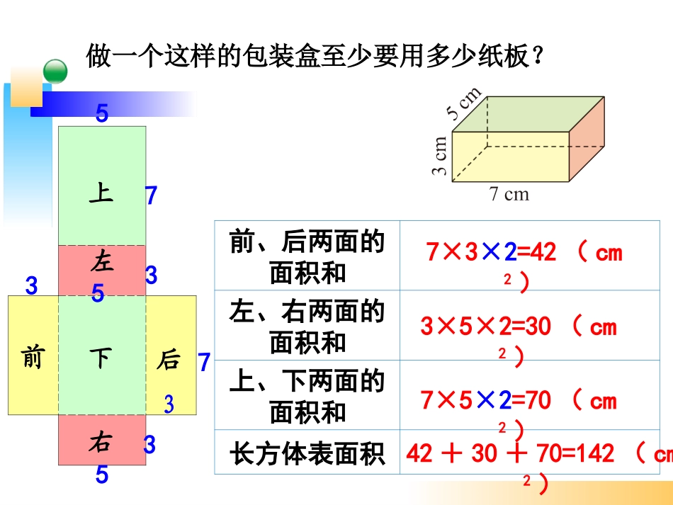 《长方体的表面积》_第3页