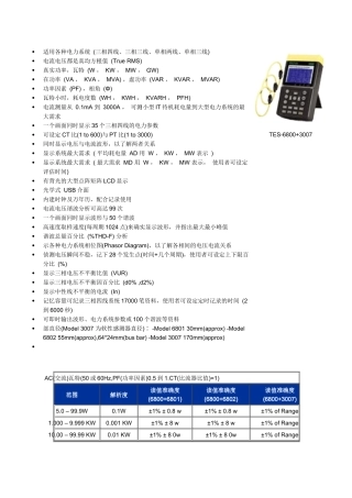 适用各种电力系统