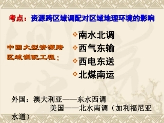 资源跨区域调配