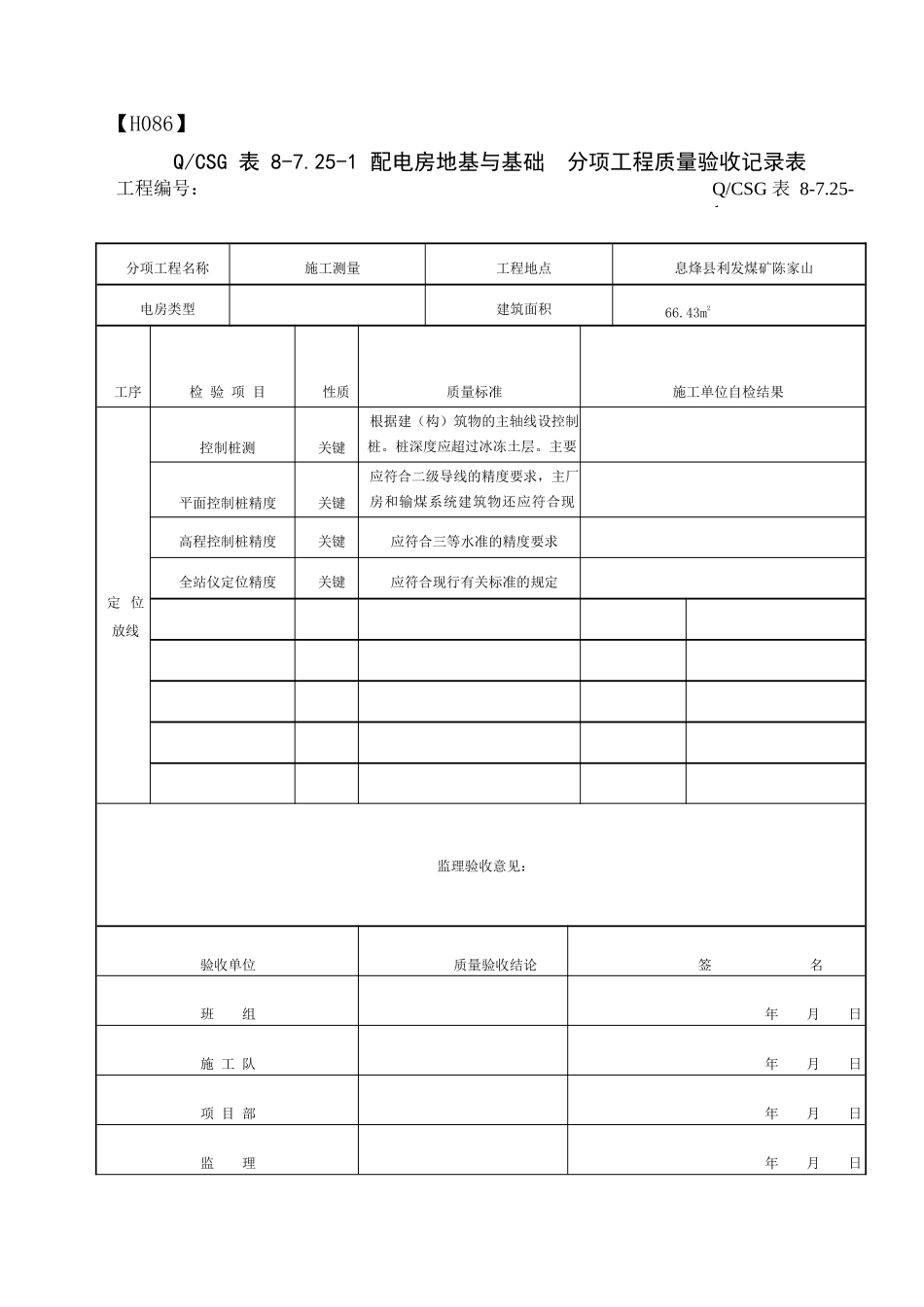 10kV开关站评级表格_第1页