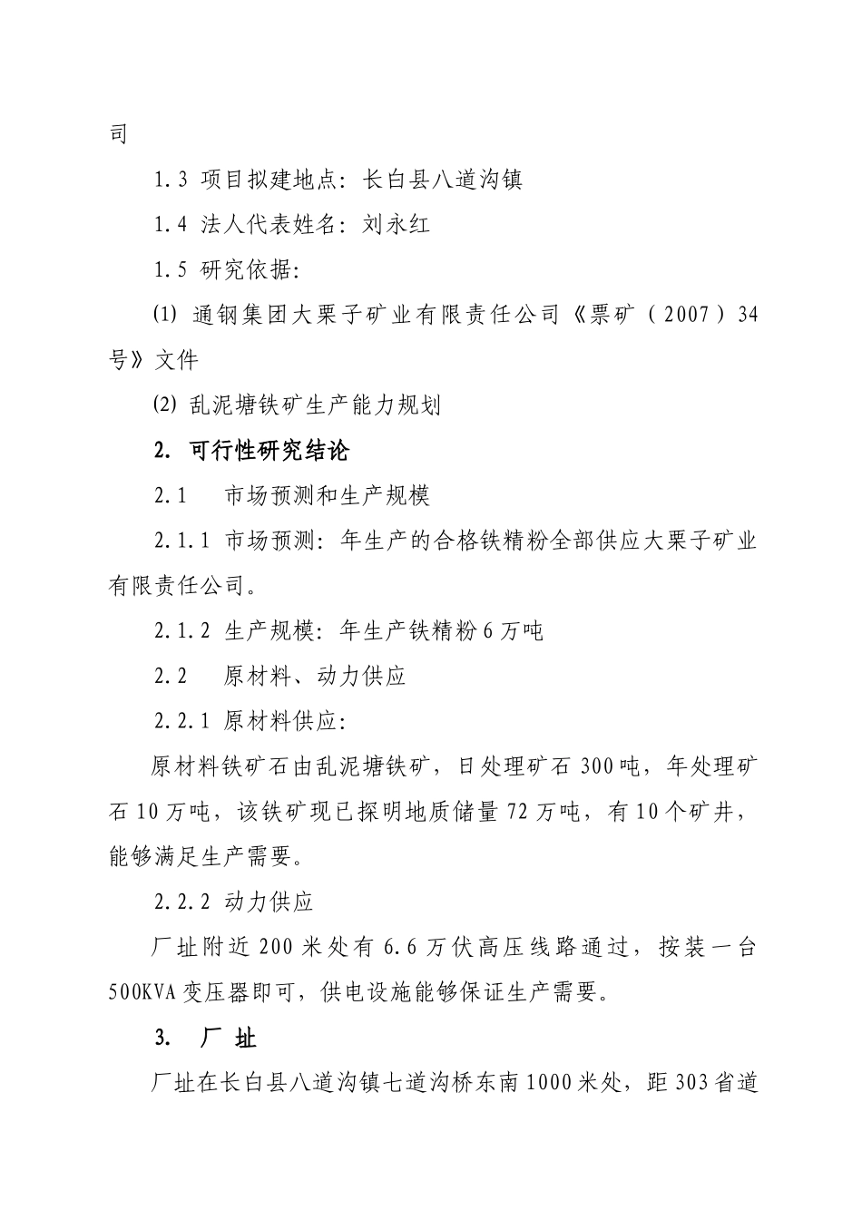 永红矿业有限责任公司可研报告_第2页