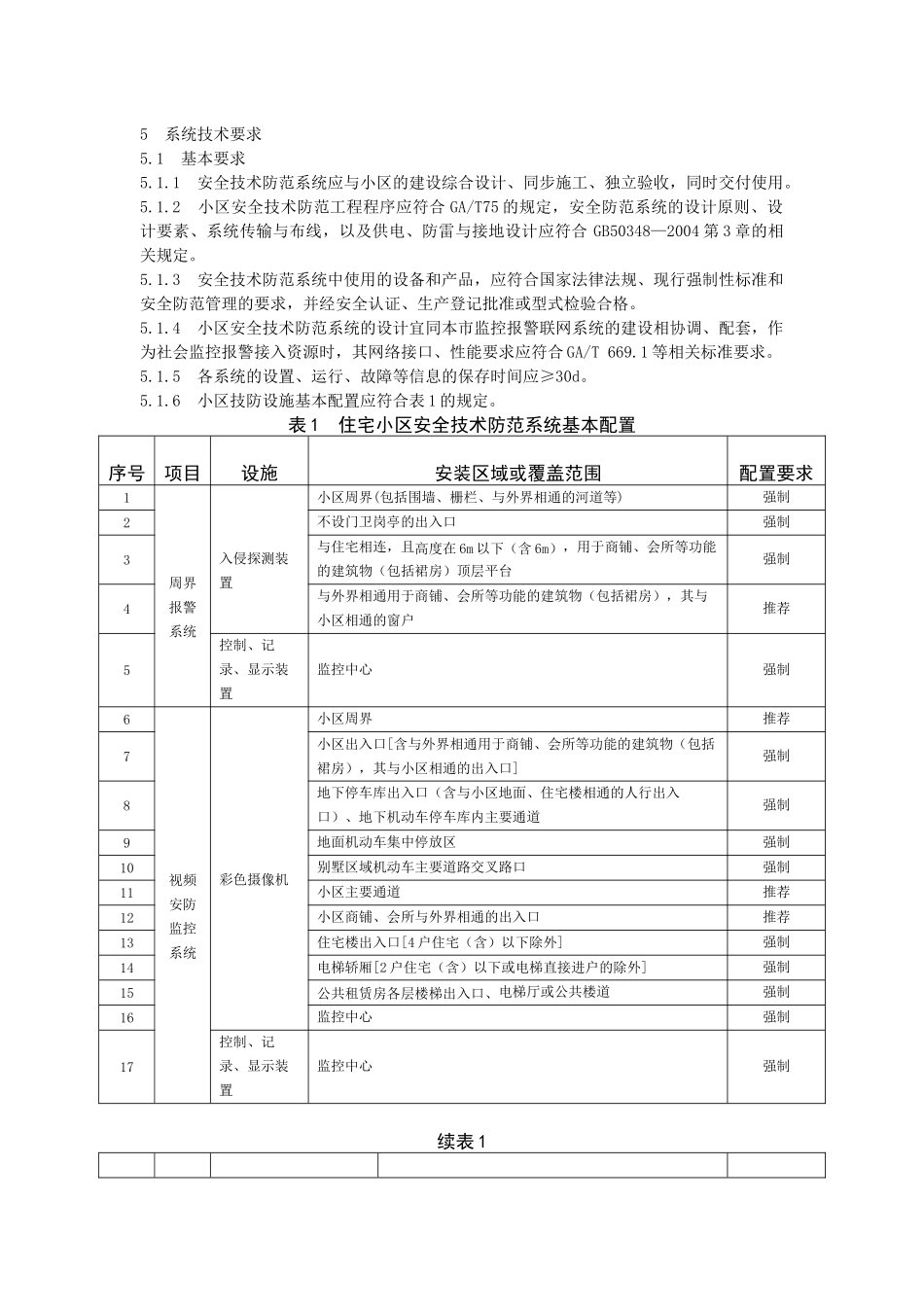 住宅小区安全技术防范系统要求_第2页