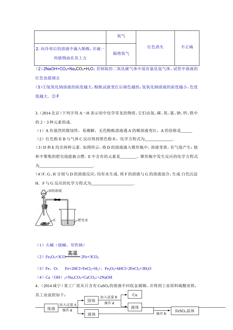 2014年中考实验探究题专题_第3页