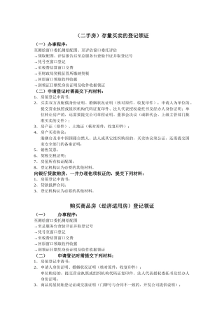 无锡市房屋产权监理处房屋登记指南卡