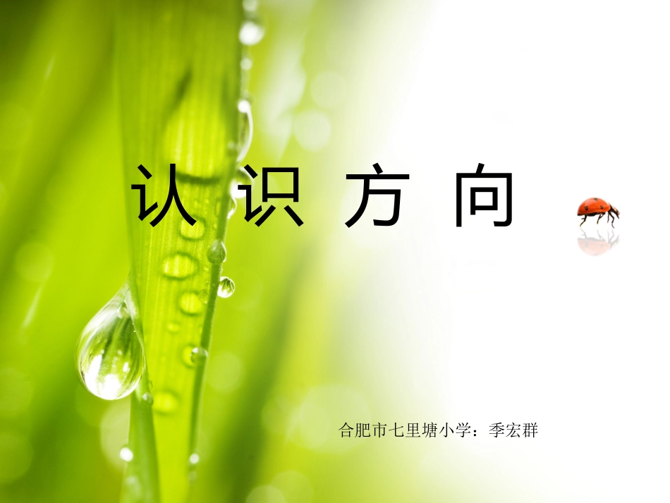 认识方向 (2)_第1页