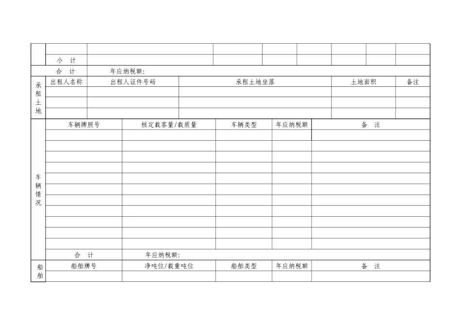 DJ046房屋、土地、车船情况登记表_第3页