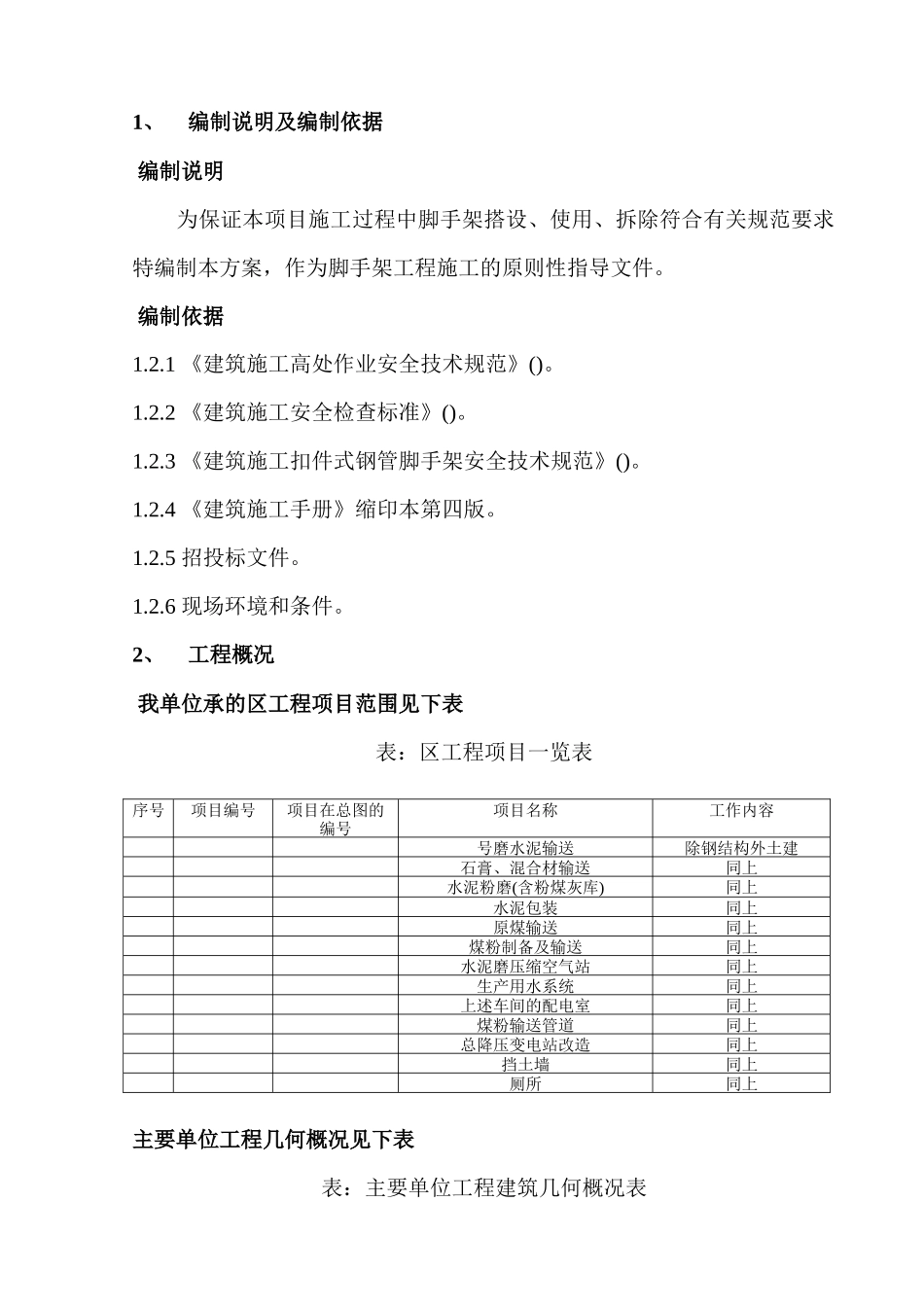 某土建工程钢管脚手架施工组织设计方案_第1页