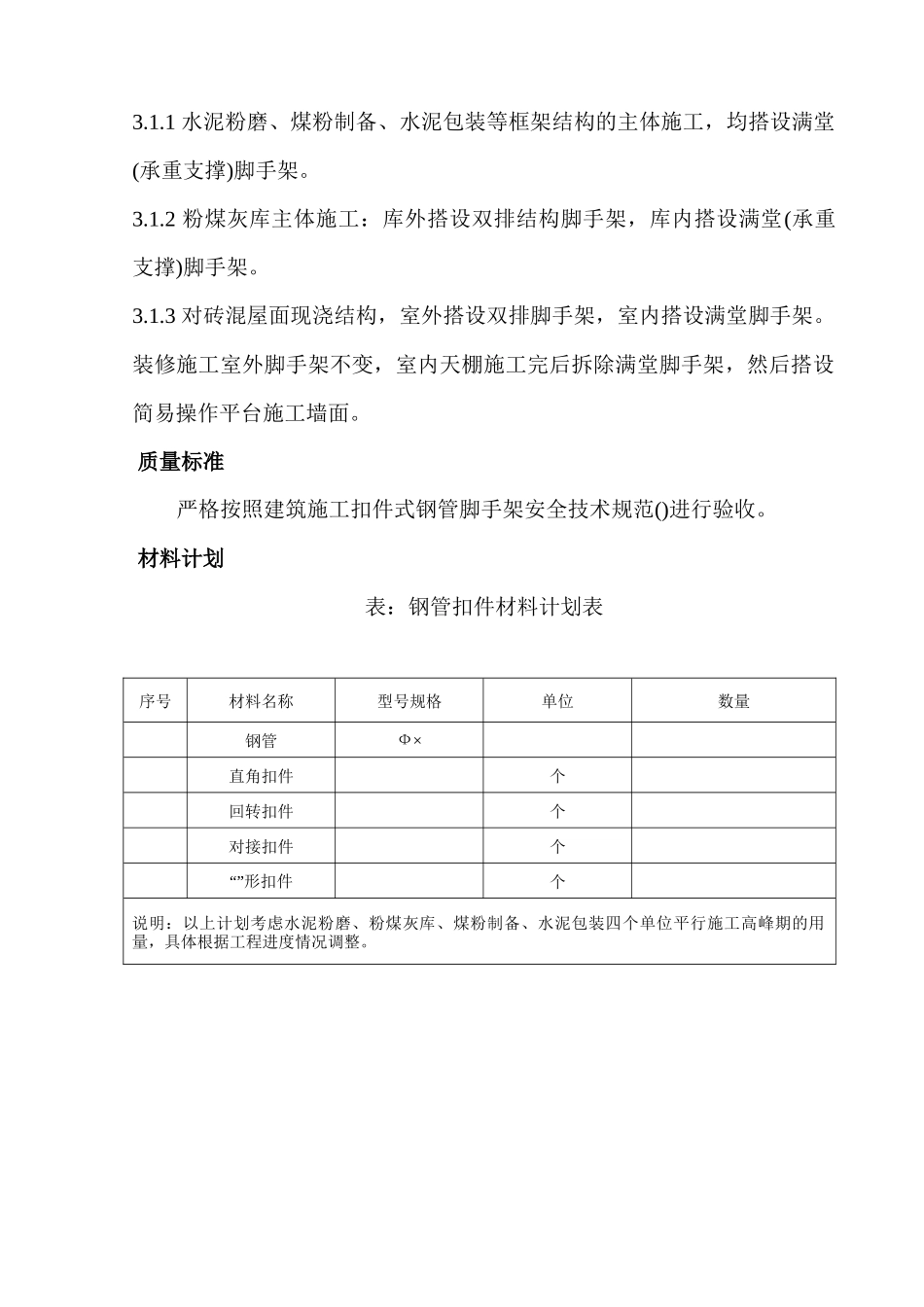 某土建工程钢管脚手架施工组织设计方案_第3页