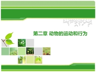 第一节_动物的运动