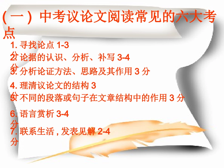 议论文阅读复习课件1_第2页