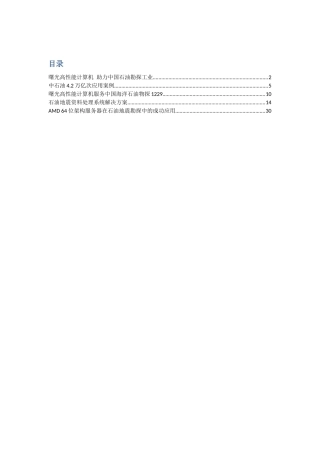 曙光石油化工解决方案