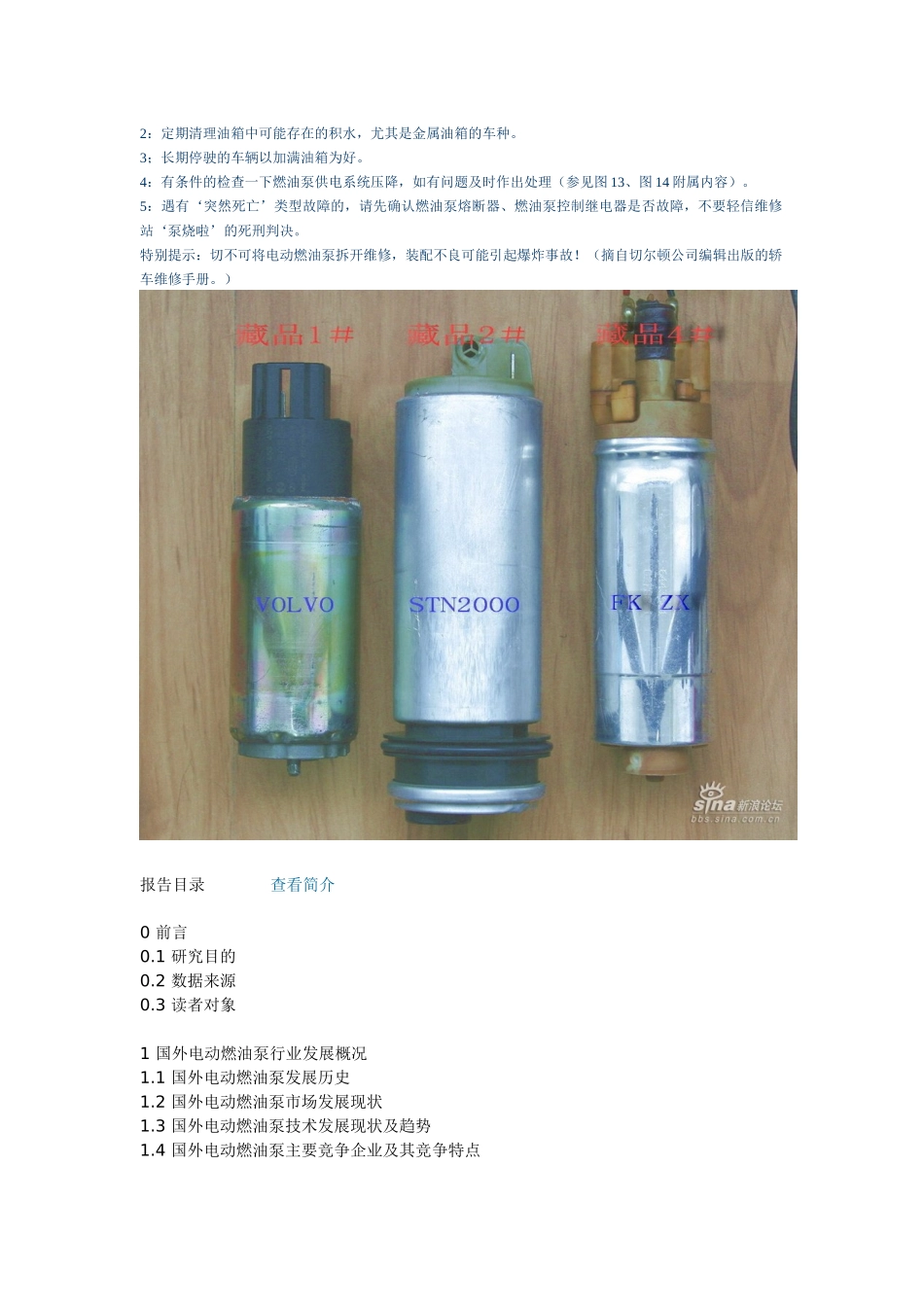 汽车电动燃油泵有几种及其工作原理_第3页