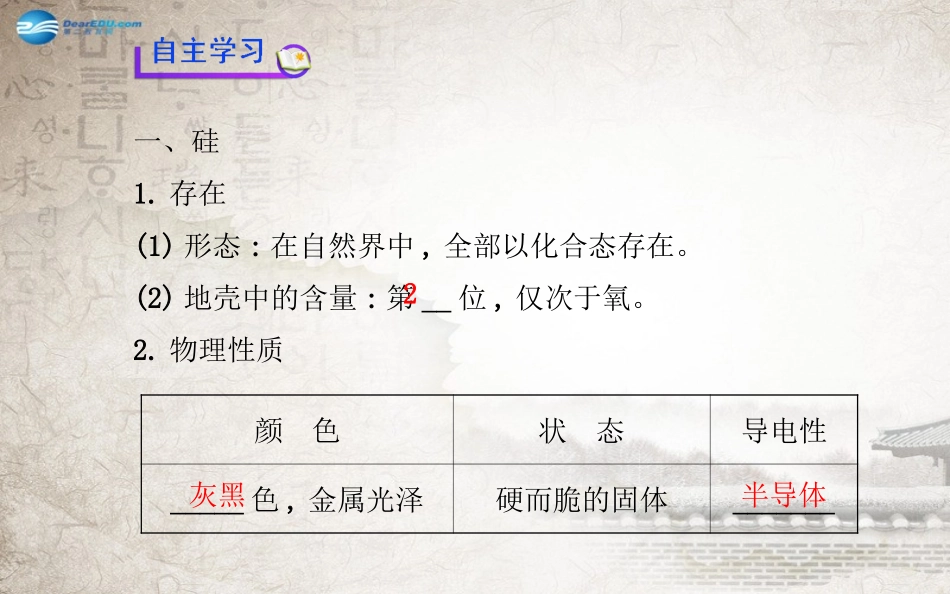 硅无机非金属材料课件_第3页