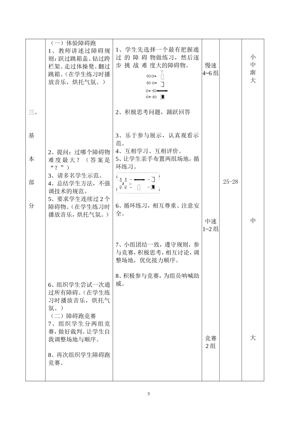 《障碍跑》教学设计_第3页