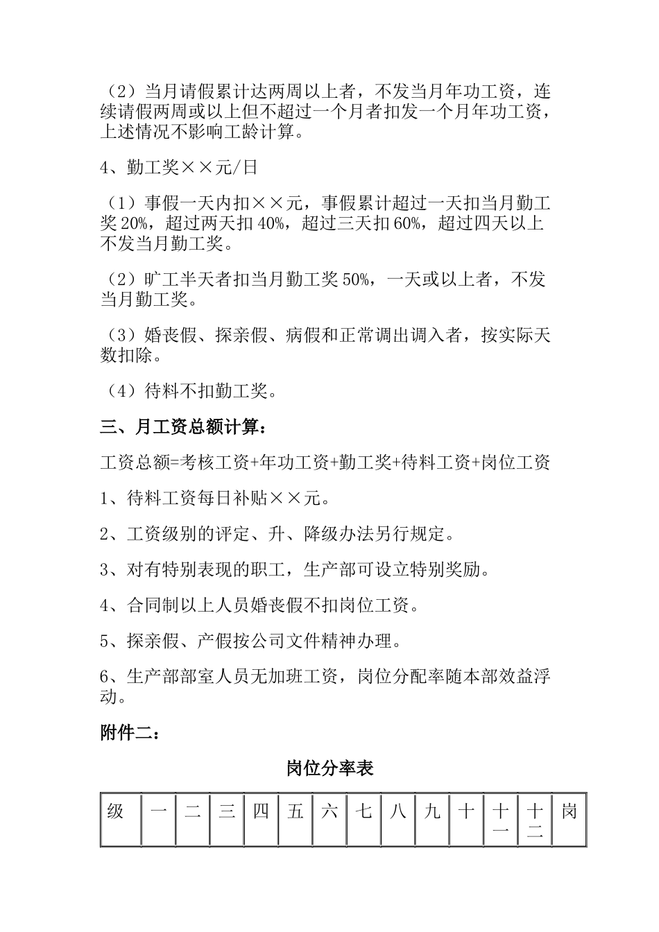 薪资制度——电子公司_第3页