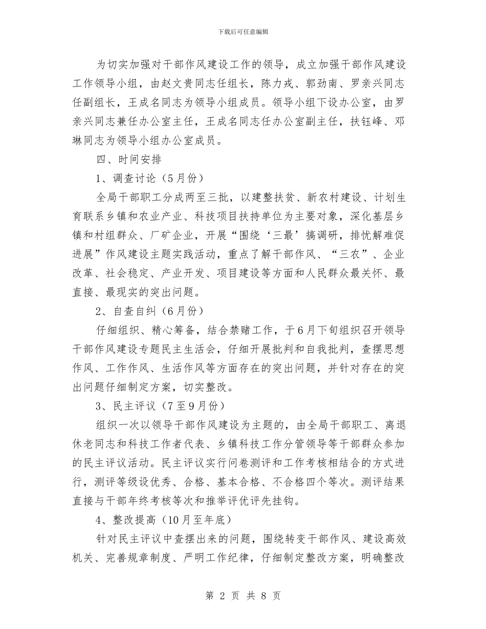县科技局加强干部作风建设实施方案与县级公立医院药品“零差率”销售工作方案汇编_第2页