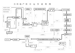 W科地产项目运作流程图104316093
