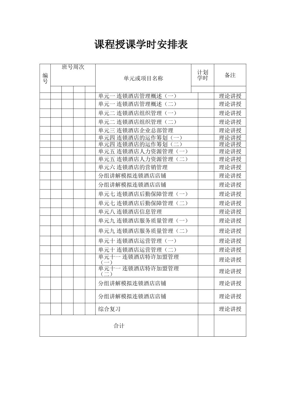连锁酒店管理实务教案(DOC27页)_第3页