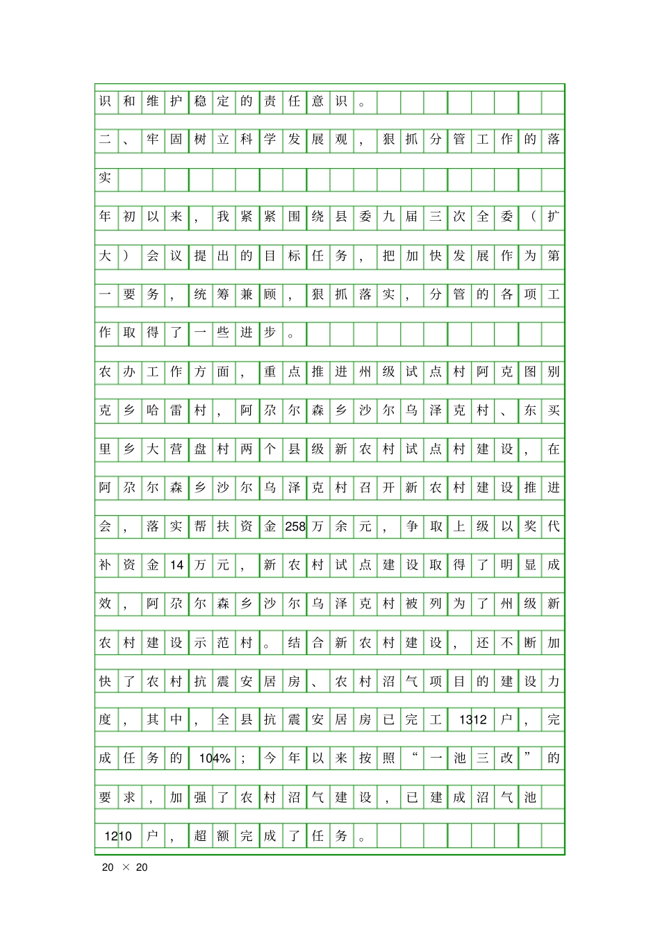 农办主任年述职报告精品工作报告_第2页