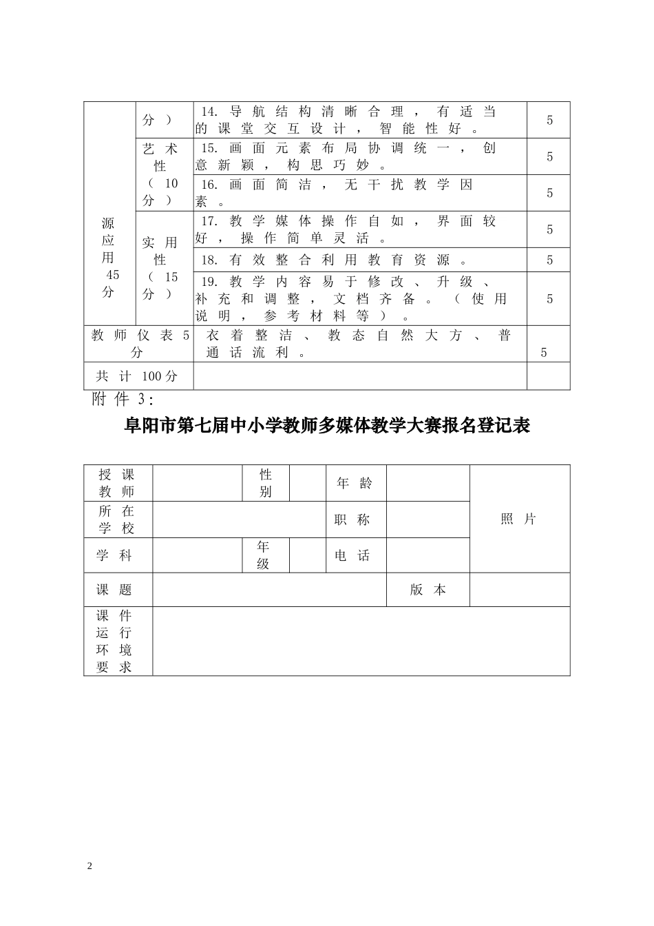 多媒体评分标准_第2页