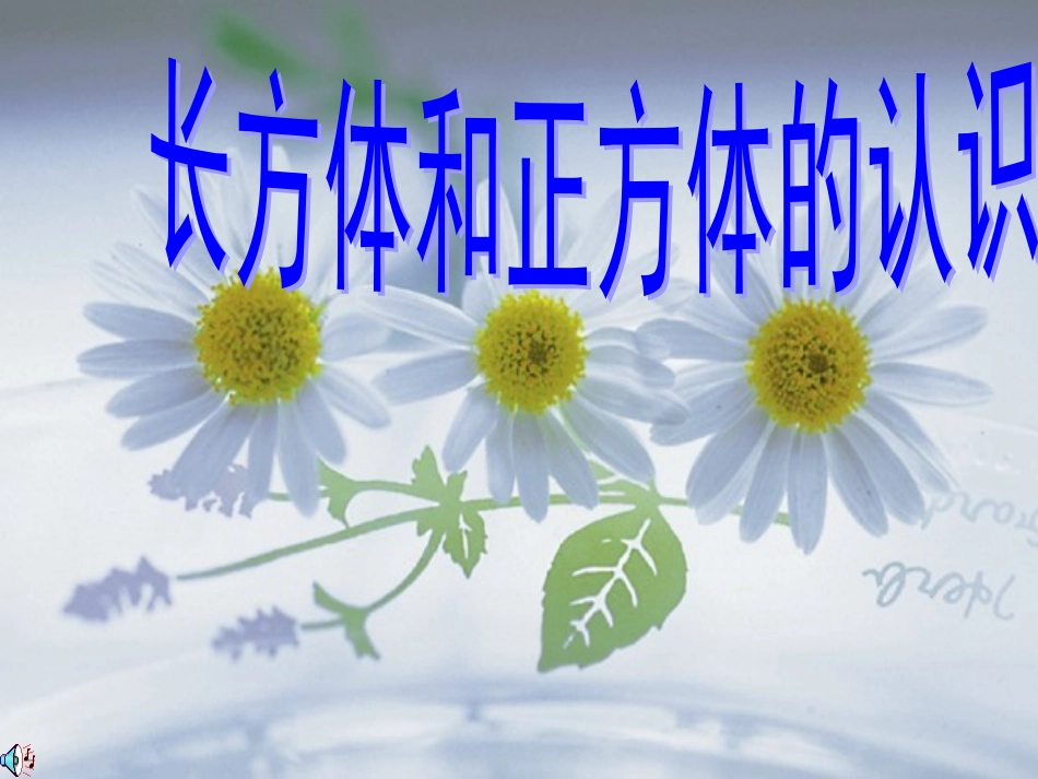 长方体的认识教学课件_第1页