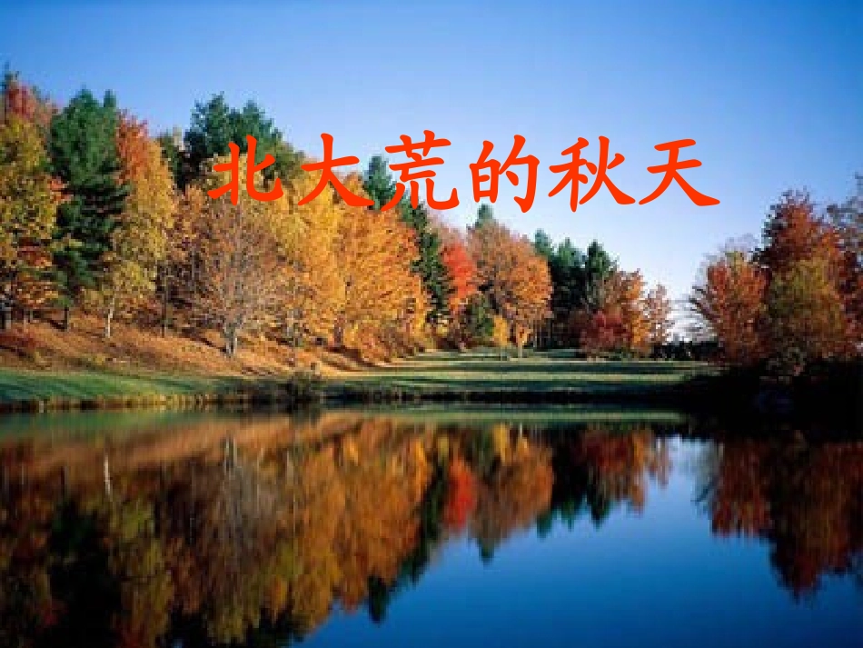 《北大荒的秋天》8_第1页